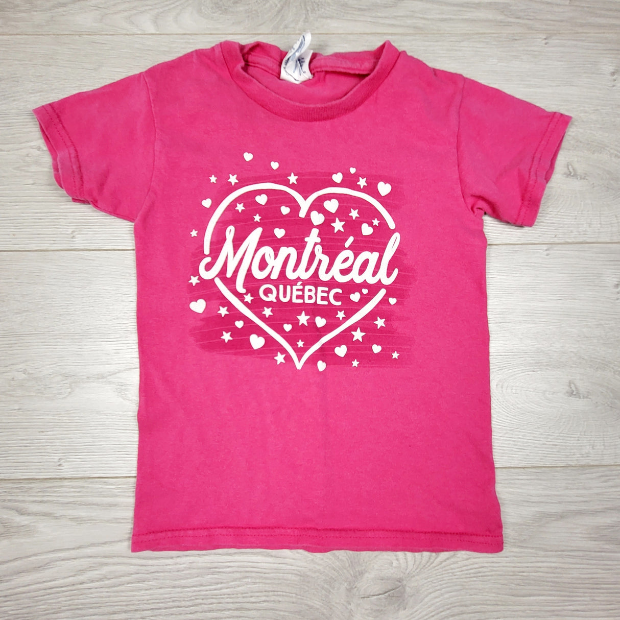 KCHV2 - Pink Montreal t-shirt. Size XS