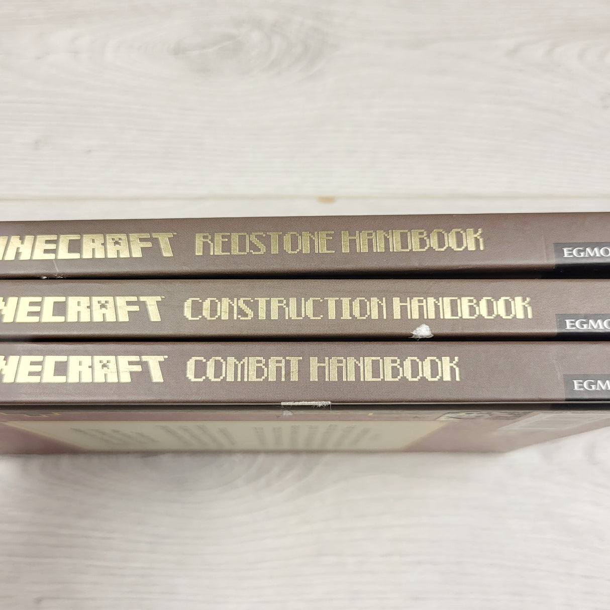 SRIS1 - Trio of hardcover Minecraft handbooks (sorry, no shipping)