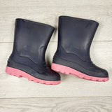 MGHN2 - Navy rain boots. Size 9