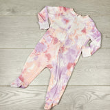 RBEN1 - Old Navy tie dye zip up sleeper. Size 3-6 months