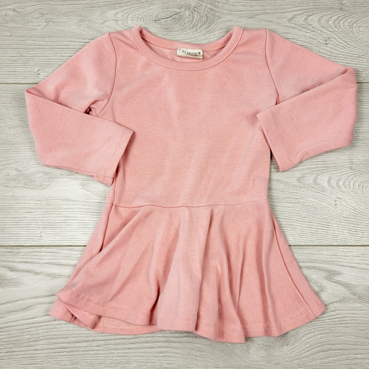 RBEN1 - Cavigour pink cotton dress. Size 9-12 months