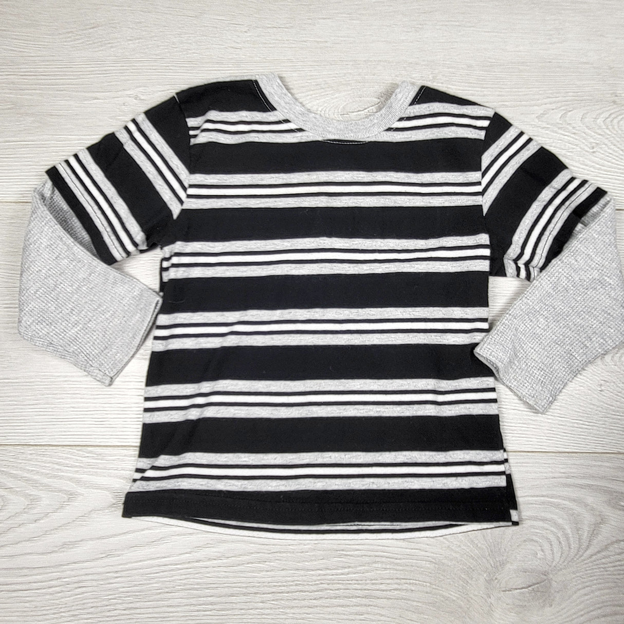 KAHA1 - Garanimals striped fooler shirt. Size 2T