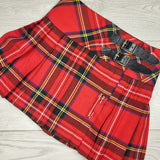 KCHV4 - The Kilt brand red tartan plaid skirt. Size 3/4T