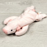 NGRY1 - Vintage 1993 Ty Buddy Squealer the Pig beanbag plush