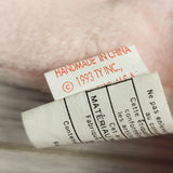 NGRY1 - Vintage 1993 Ty Buddy Squealer the Pig beanbag plush