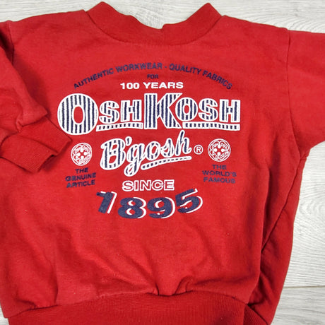 DMKY1 - Vintage Oshkosh sweatshirt. Size 12 months