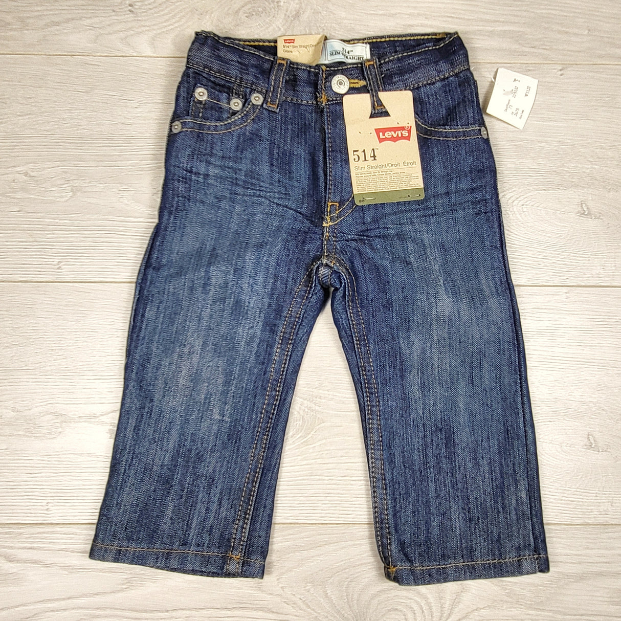 DMKY1 - NEW - Levi's 514 slim straight jeans. Size 12 months