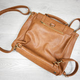 MGHN4 - MMS Design Studio Loretta Messenger Vegan Leather Backpack