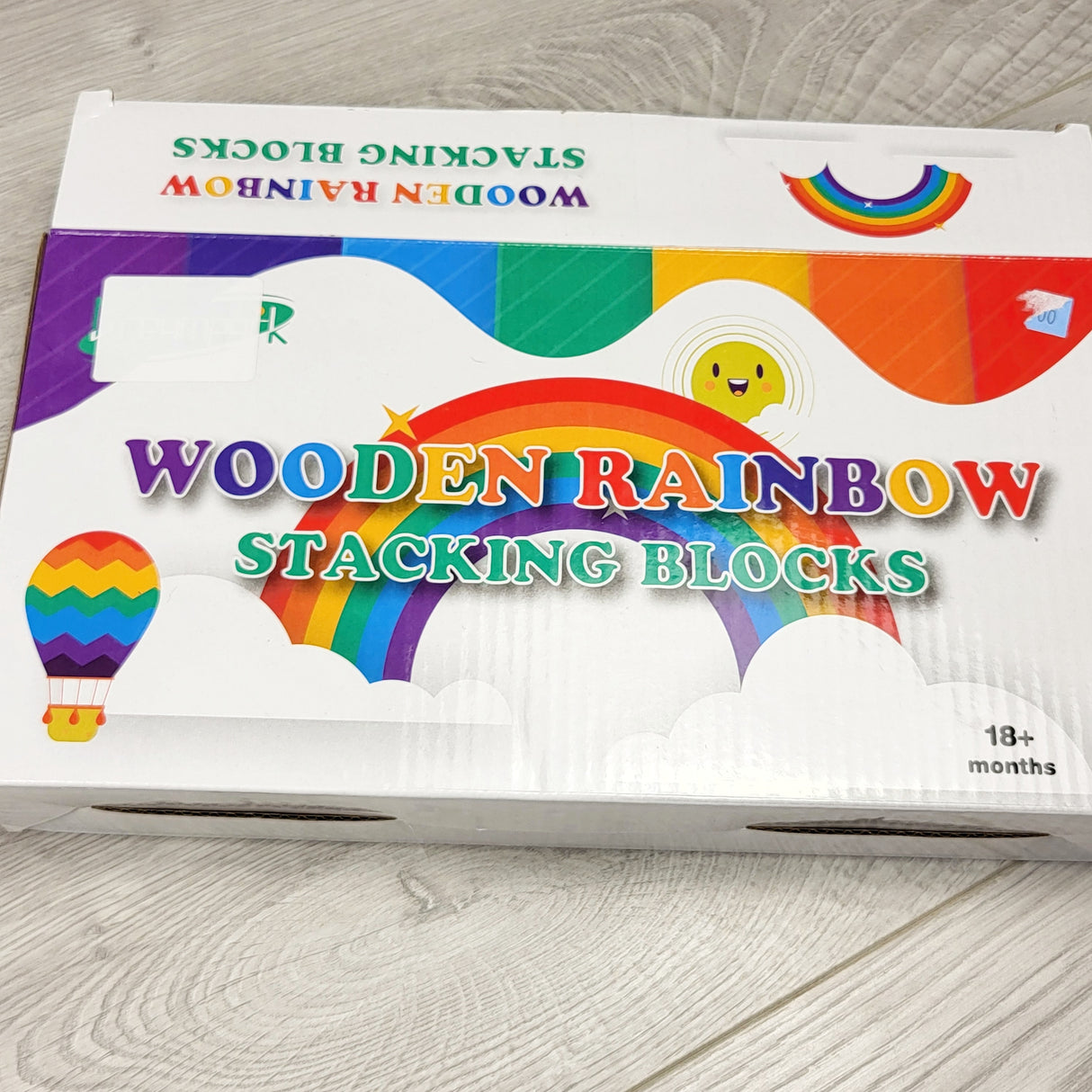 KSAL2 - Wooden Rainbow Stacking Blocks