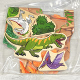 KSAL2 - NEW - Wild Republic Woodkins Dino Mountain wooden playset