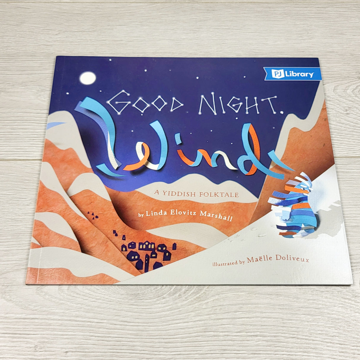 Goodnight Wind: A Yiddish Folktale. Soft cover book