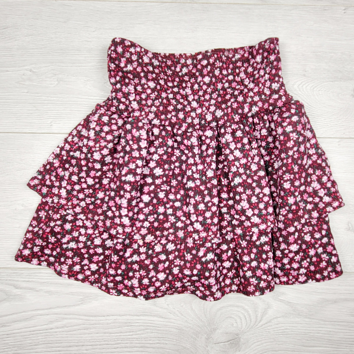 Zara floral print tiered skirt. Size 10