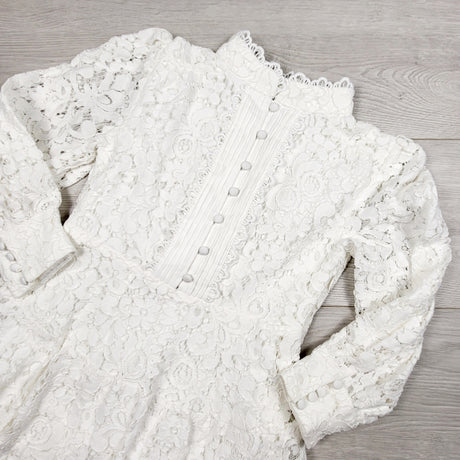 Bardot Junior white lace dress. Size 7 - retails for close to $200