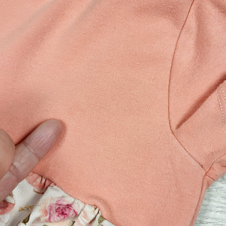 Little Blessings handmade romper. Size 4T