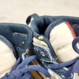 Nike Air Jordan blue and gold Take Flight hightop shoes. Youth size 2