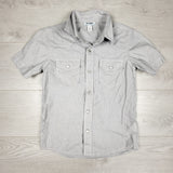 Old Navy pin striped snap button down shirt. Size small (6/7)