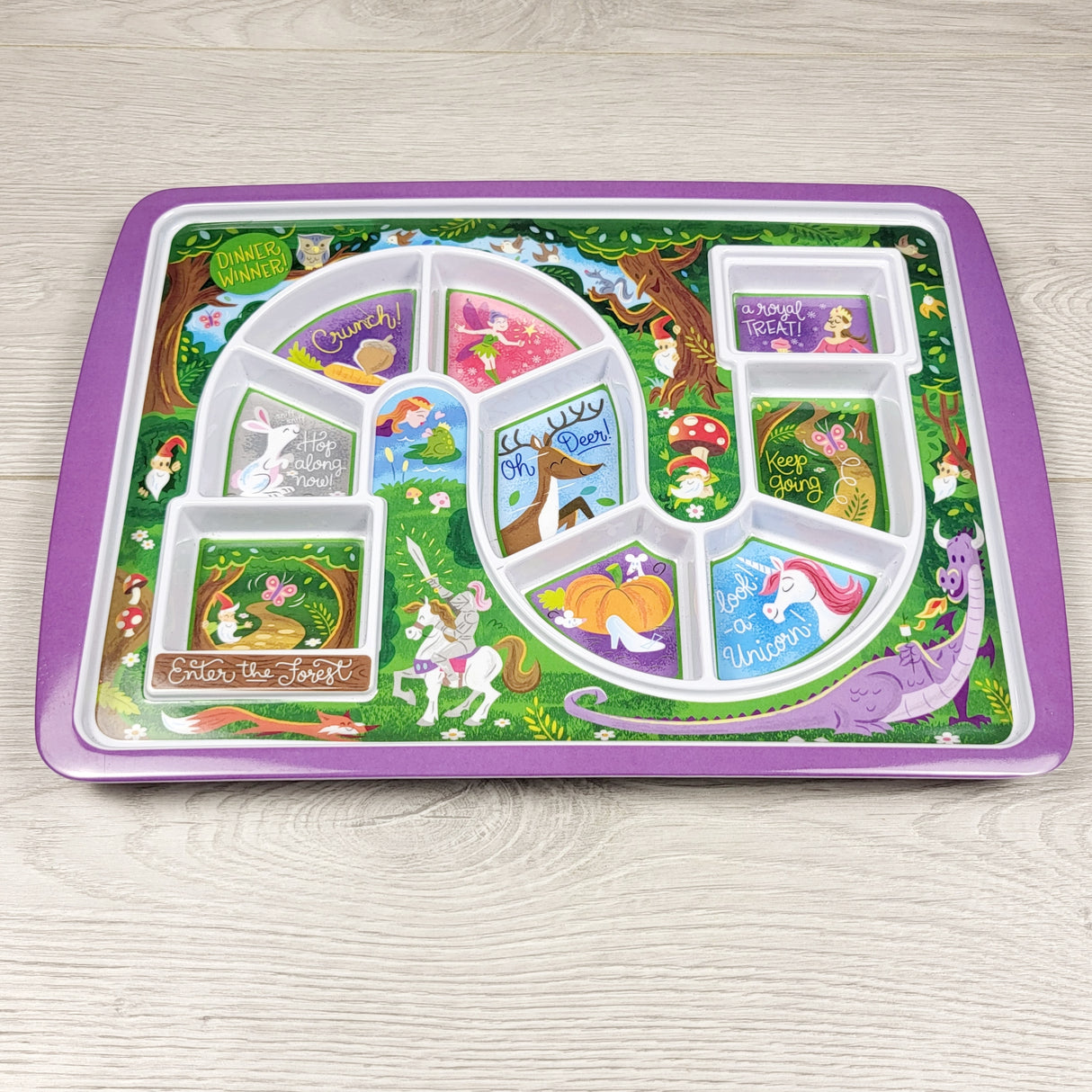 Fred and Friends Dinner Winner Kids' Dinner Tray (Enchanted Forest theme)
