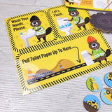 Construction themed potty training chart