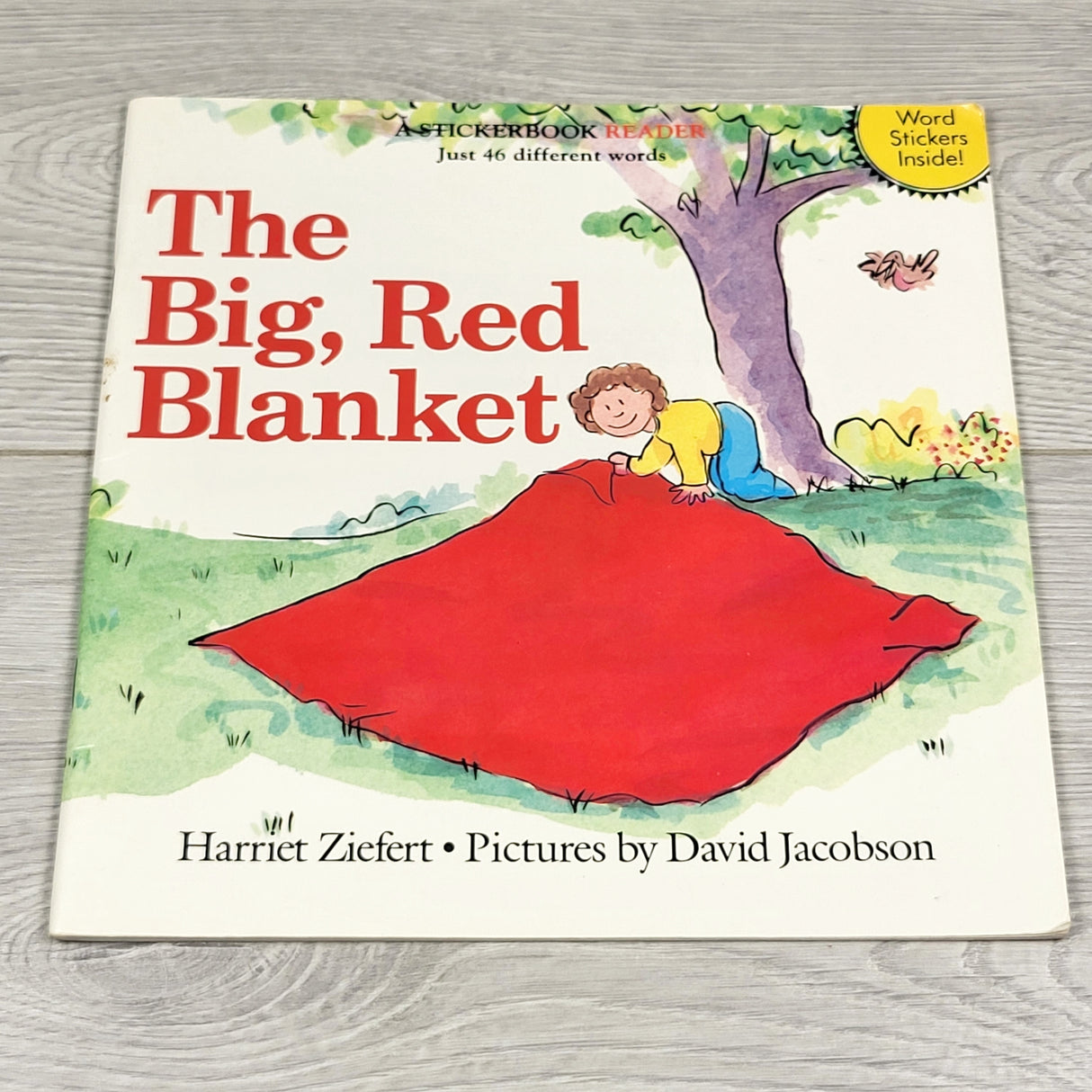 The Big Red Blanket. Vintage 1992 soft cover book