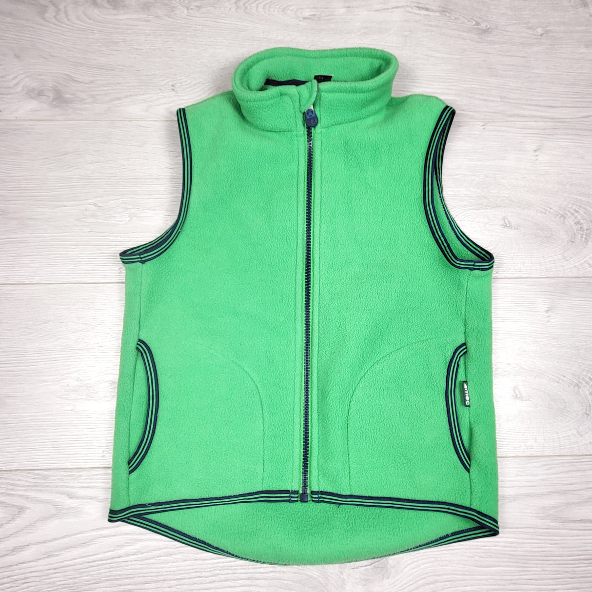 MEC green fleece vest. Size 6