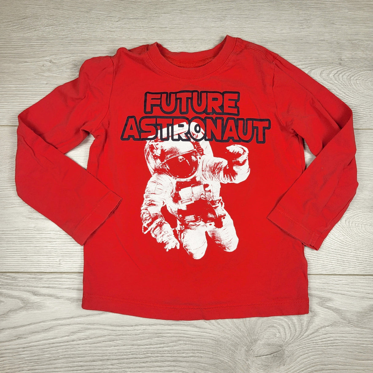 Oshkosh red "Future Astronaut" top. Size 2T