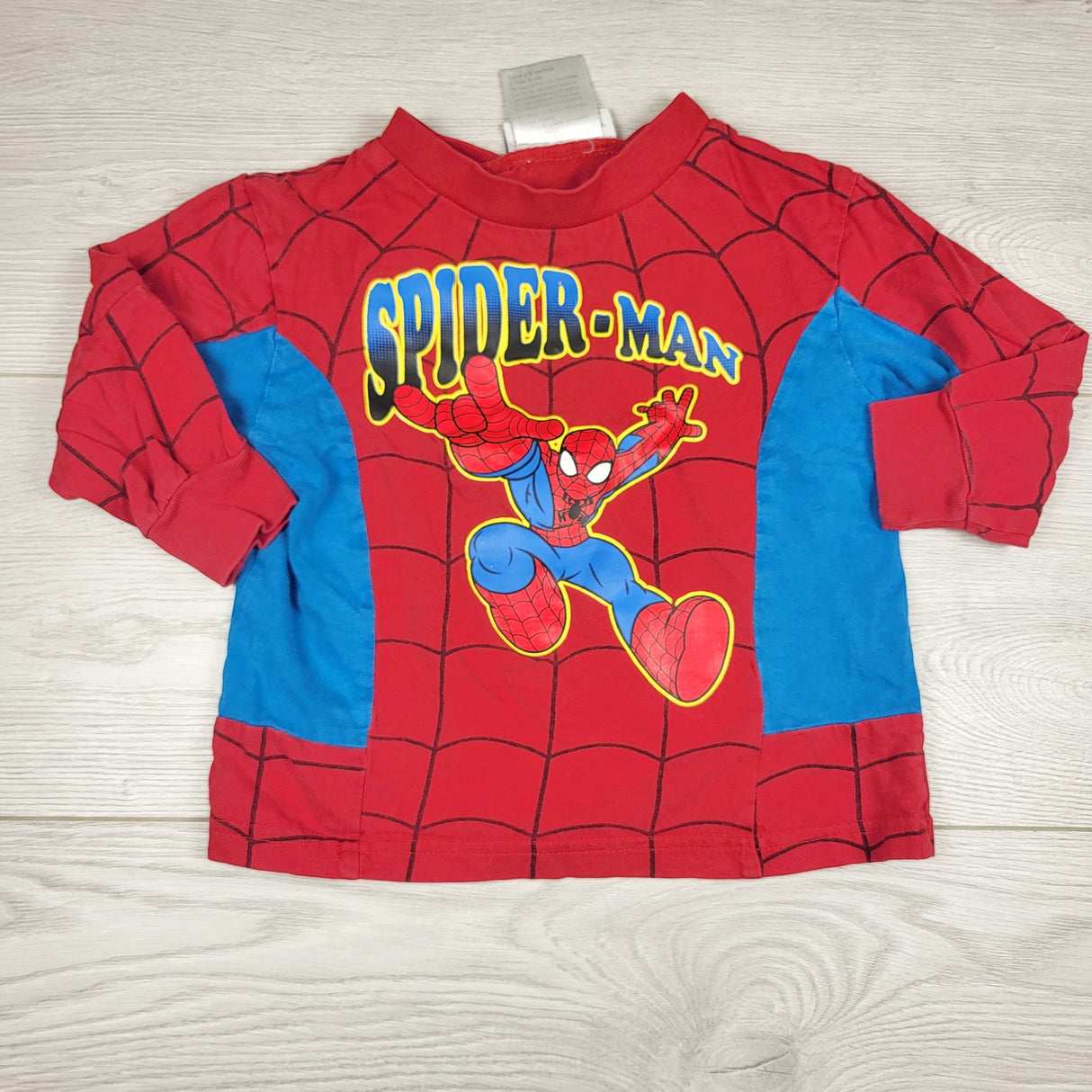 Marvel Spider-man long sleeved top. Size 2T
