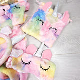 Joyin unicorn robe and bathroom set. Size medium (8-10 Years)