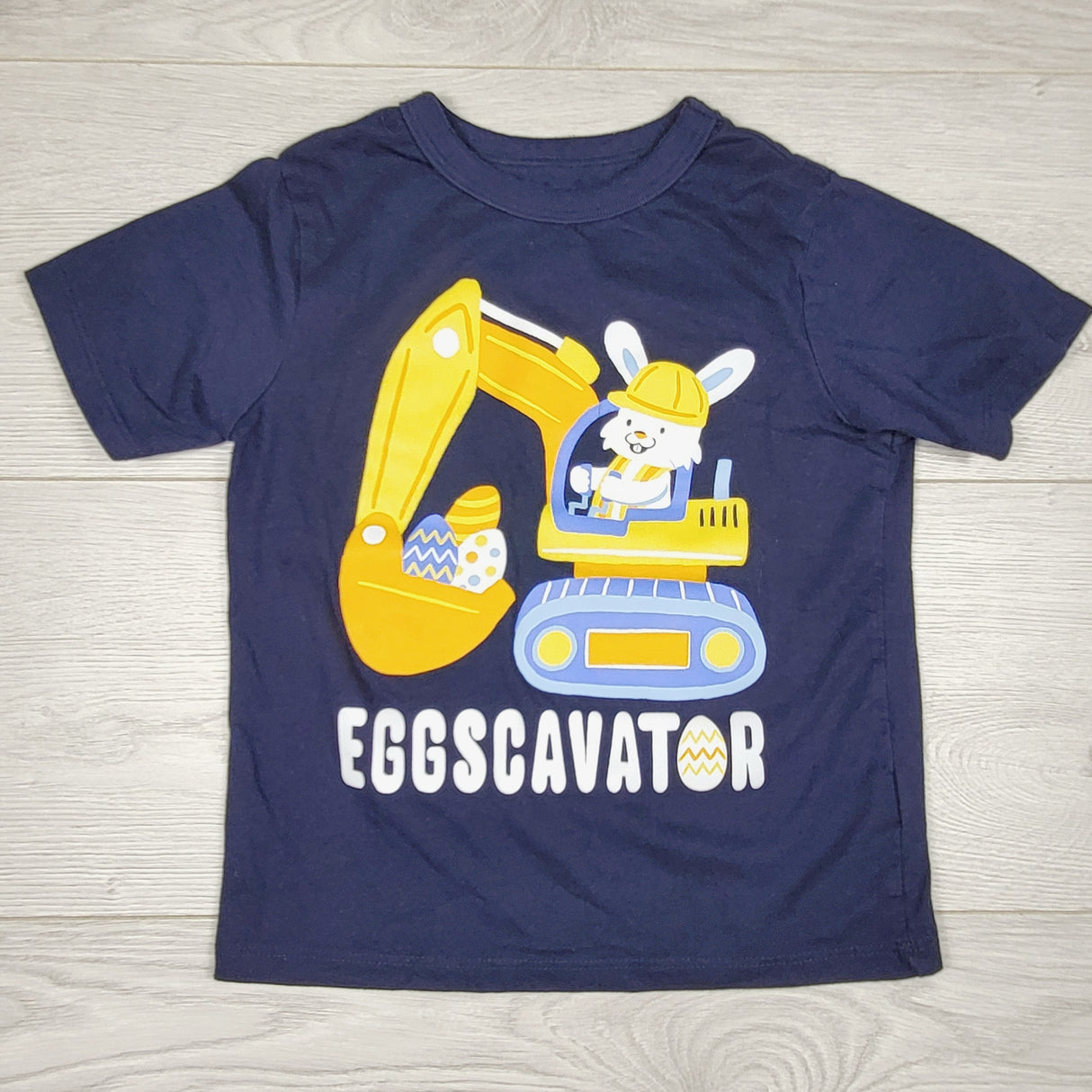 Children's Place navy "Eggscavtor" t-shirt. Size 3T