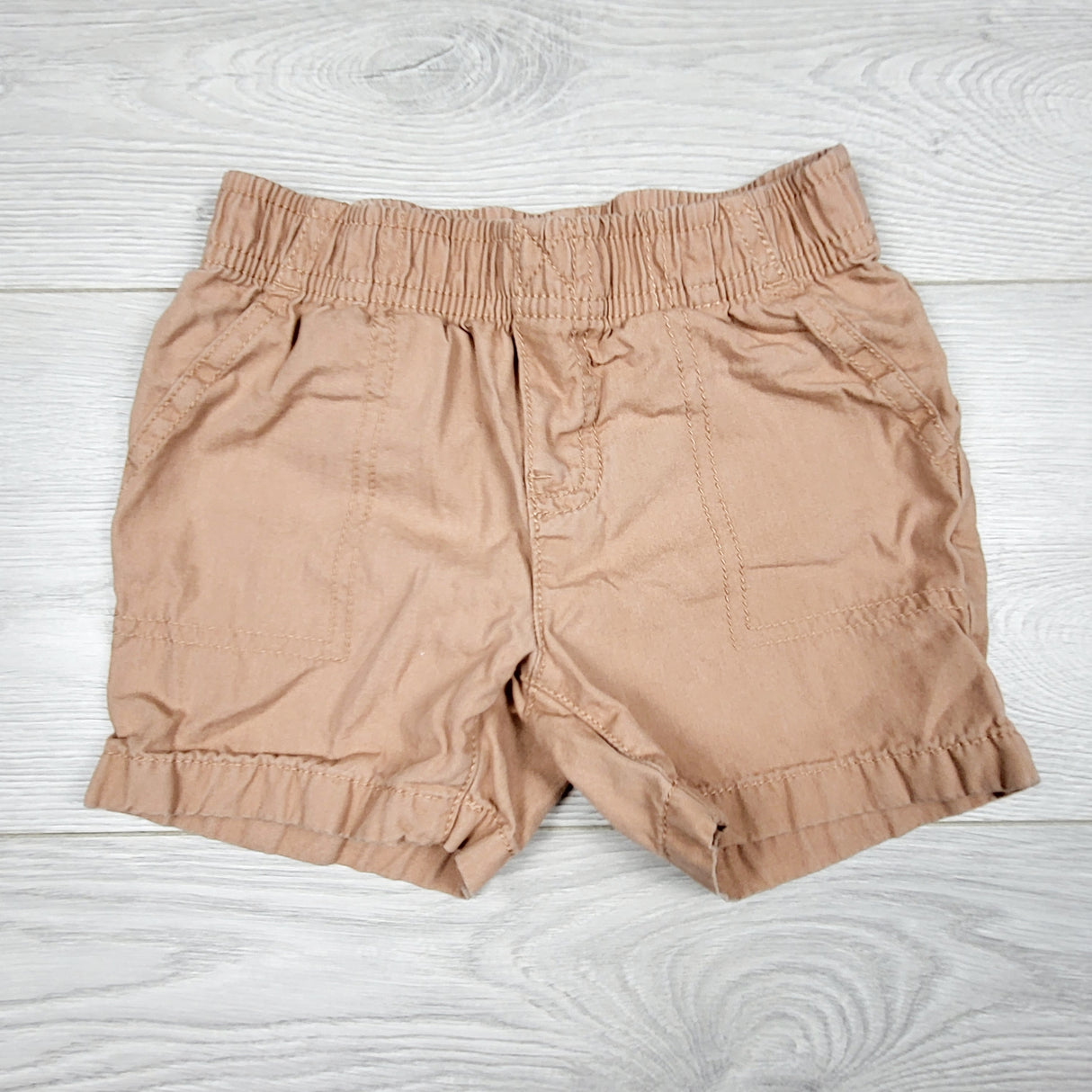 Carters tan shorts. Size 18 months