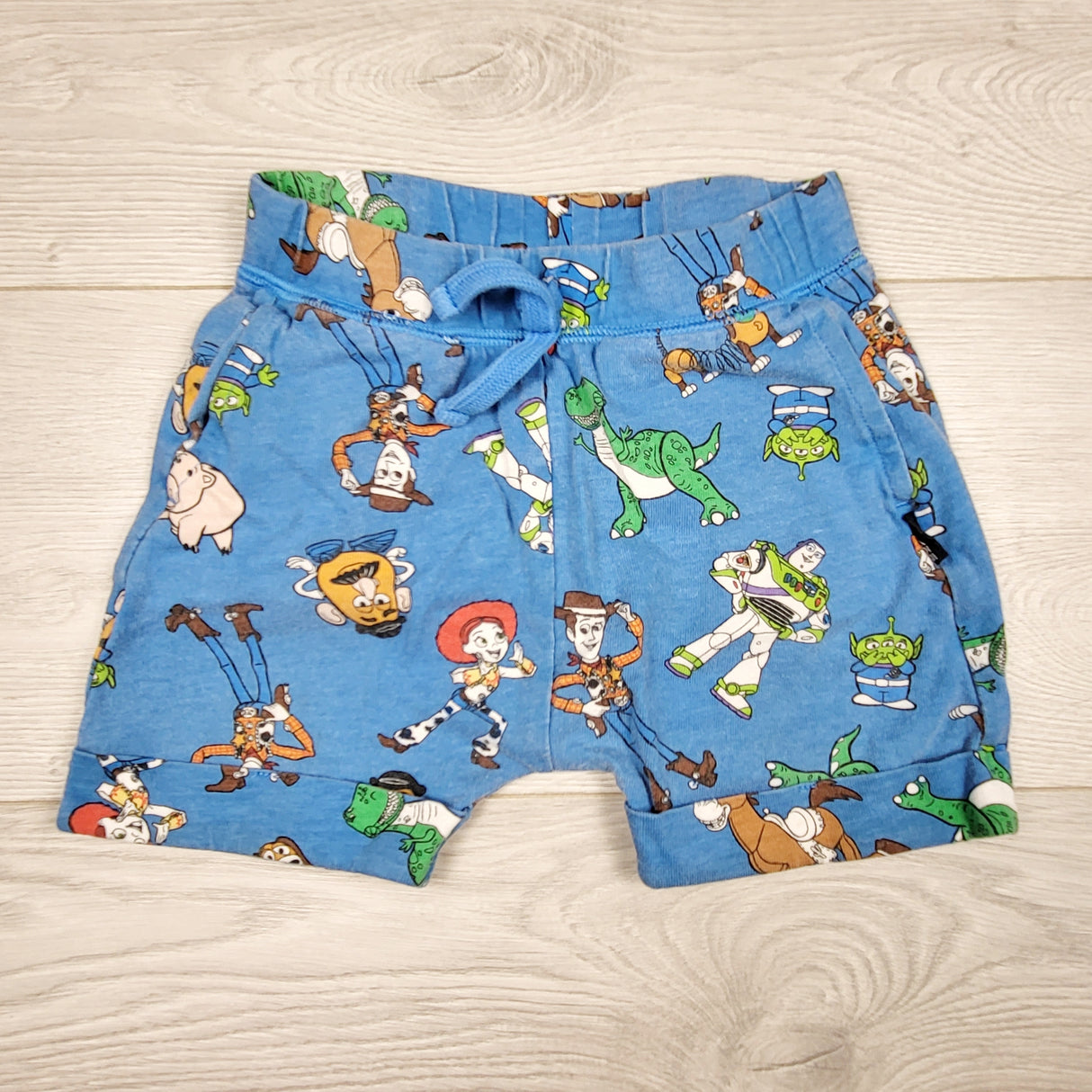 Bonds blue Toy Story shorts. Size 18-24 months