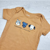 Carters pumpkin "Handsome Little Pup" bodysuit. Size 24 months