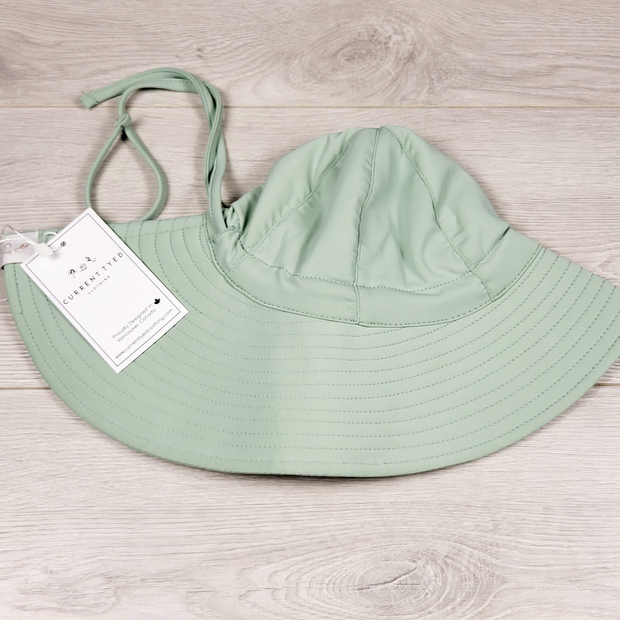 NEW - Current Tyed Long Brim Water Bucket Hat - Mint. Size 6-18 months