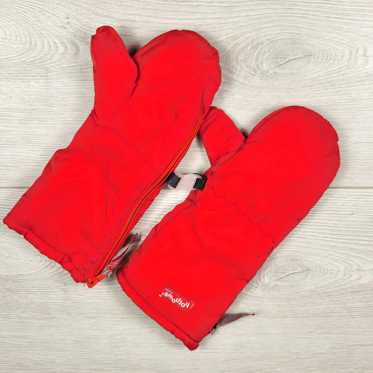 Hot Paws red mittens. Infant one size fits all