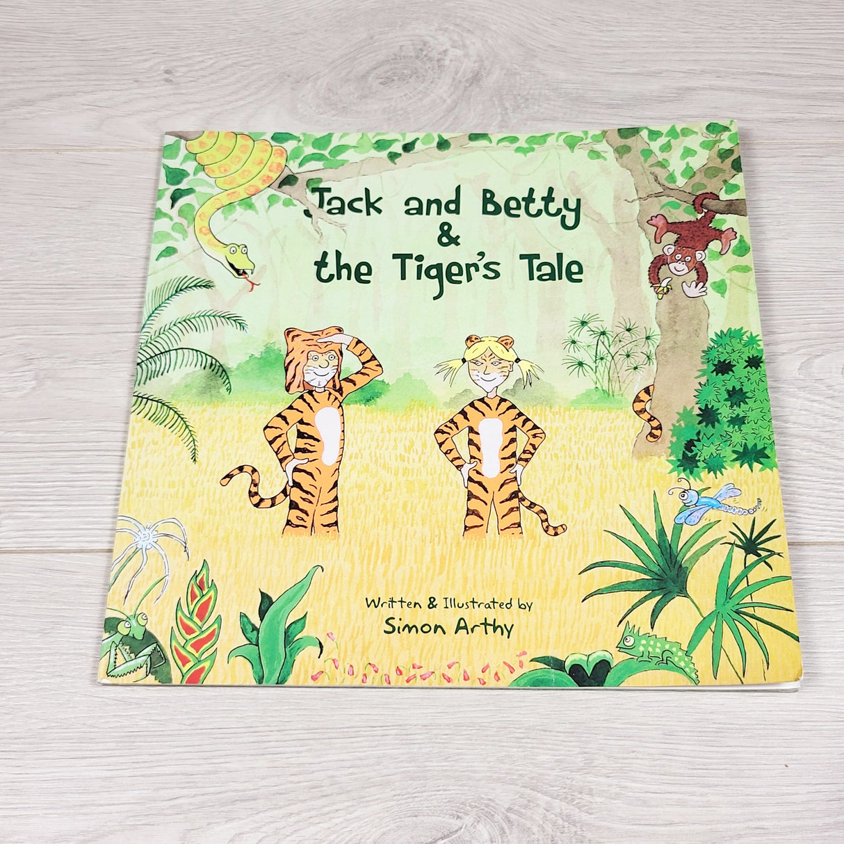 Jack and Betty and the Tiger's Tale. Soft cover book