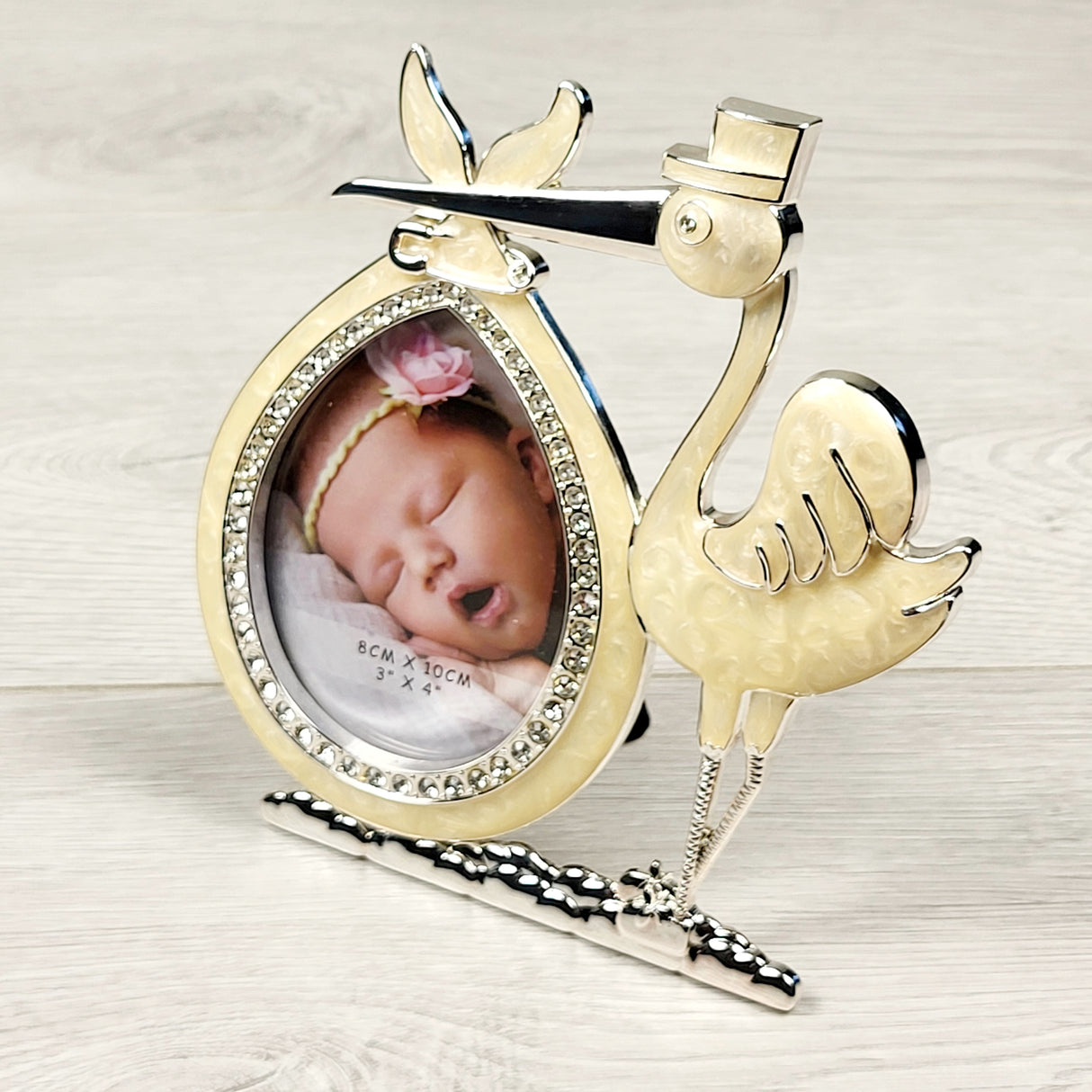 Stork picture frame (sorry, no shipping)