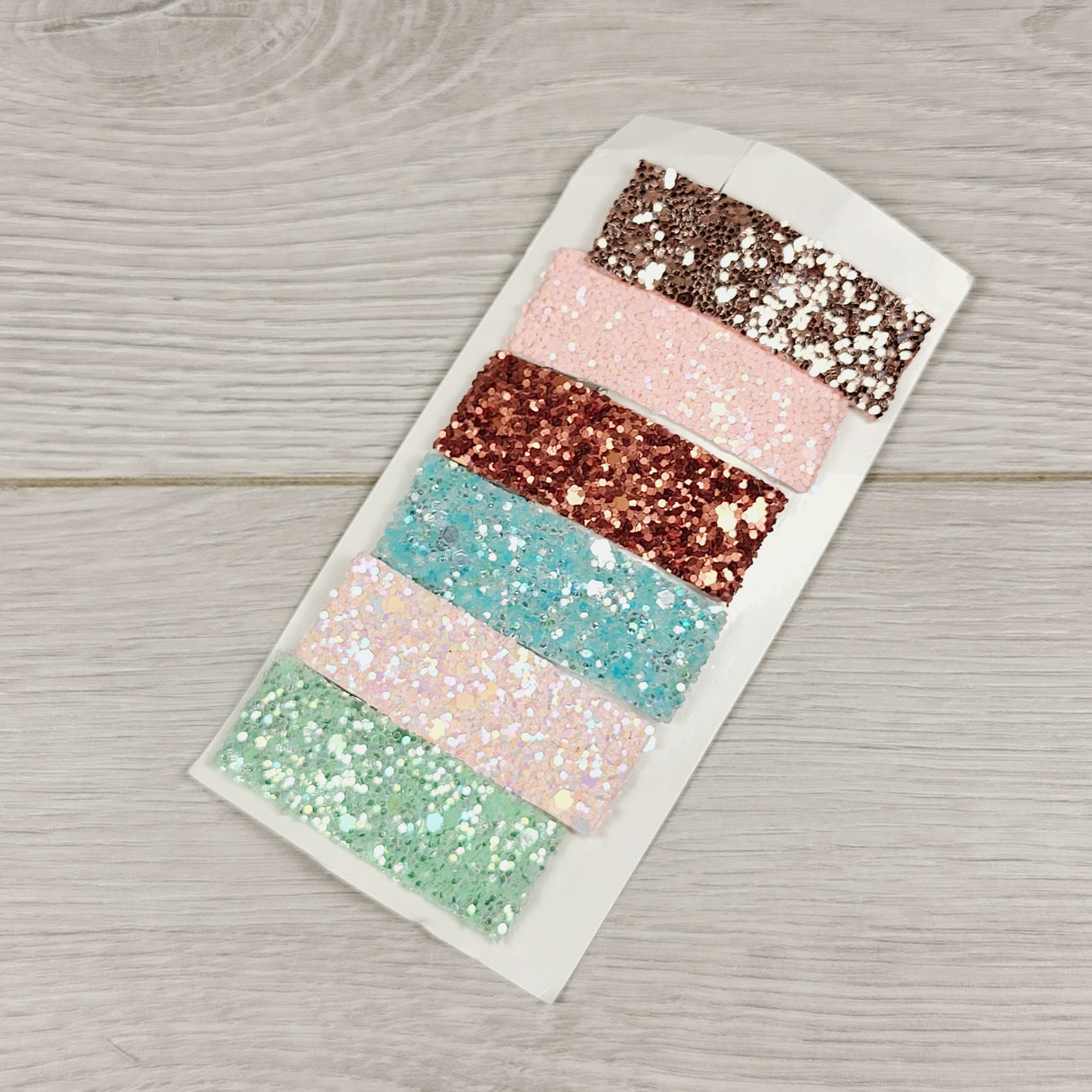 Glitter hair clips