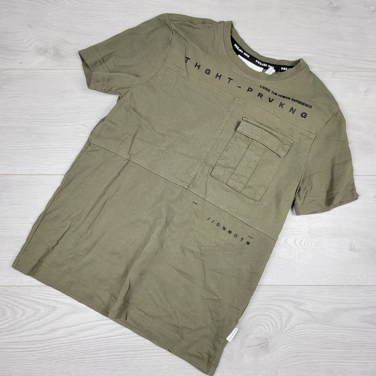 Projek Raw green t-shirt. Size 10