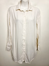 H and M cream coloured button down maternity top. Size XS