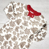 Burt's Bees zippered holiday sleeper. Size 0-3 months