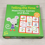 Usborne Telling the Time Matching Games and Book