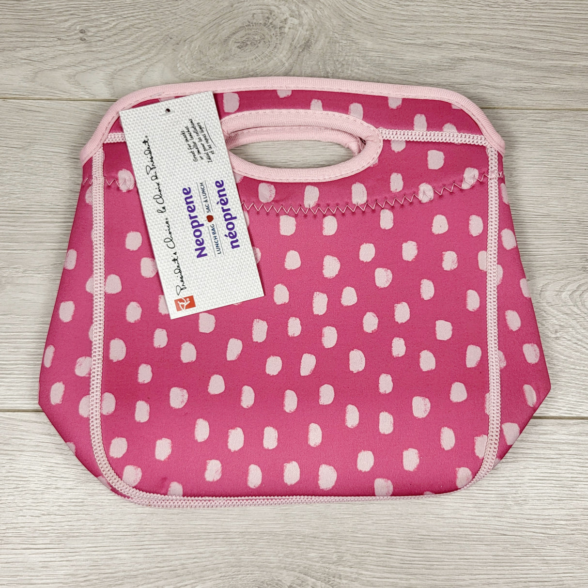 NEW - President's Choice pink neoprene lunch bag