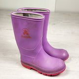 Kamik purple rain boots. Size 11