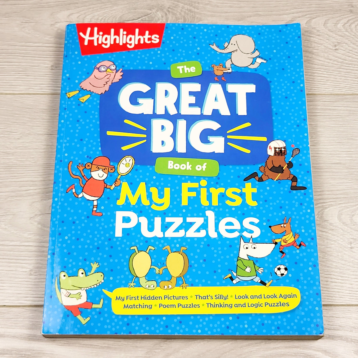 NEW - Highlights Great Big Book of My First Puzzles