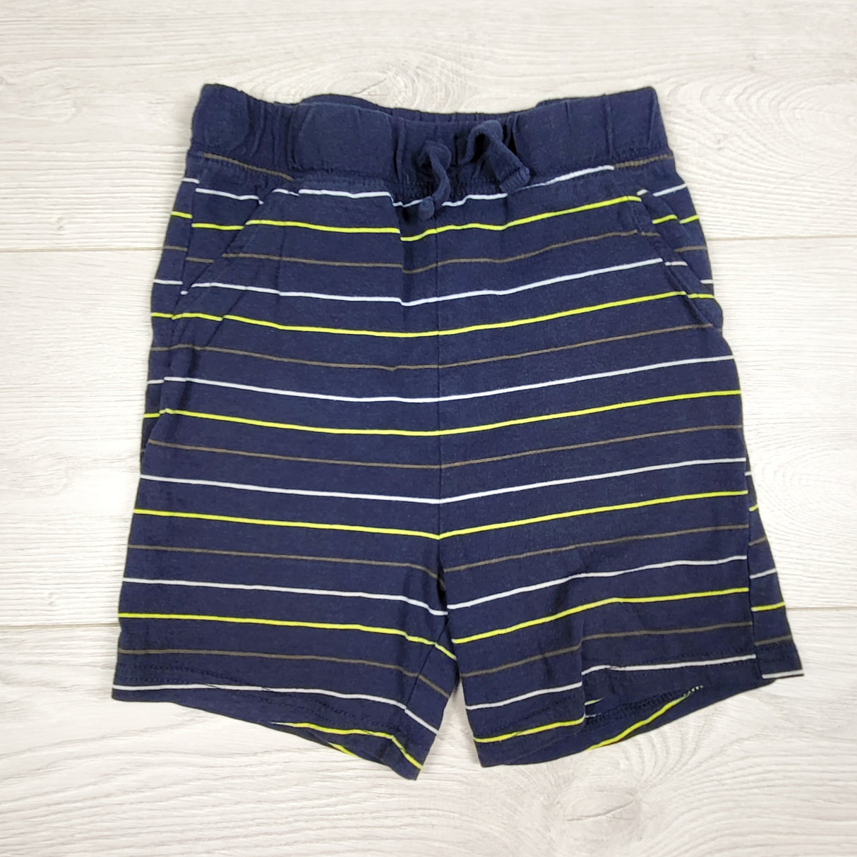 George navy striped cotton shorts. Size 5T