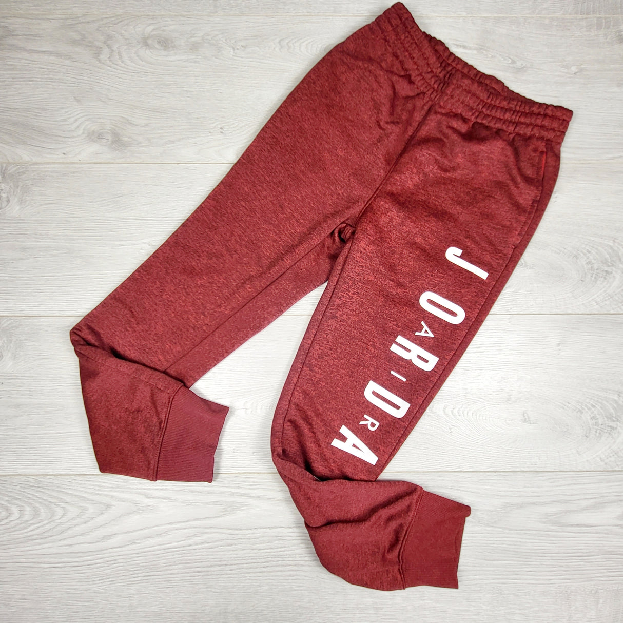 Jordan burgundy active joggers. Size 8-10 Years