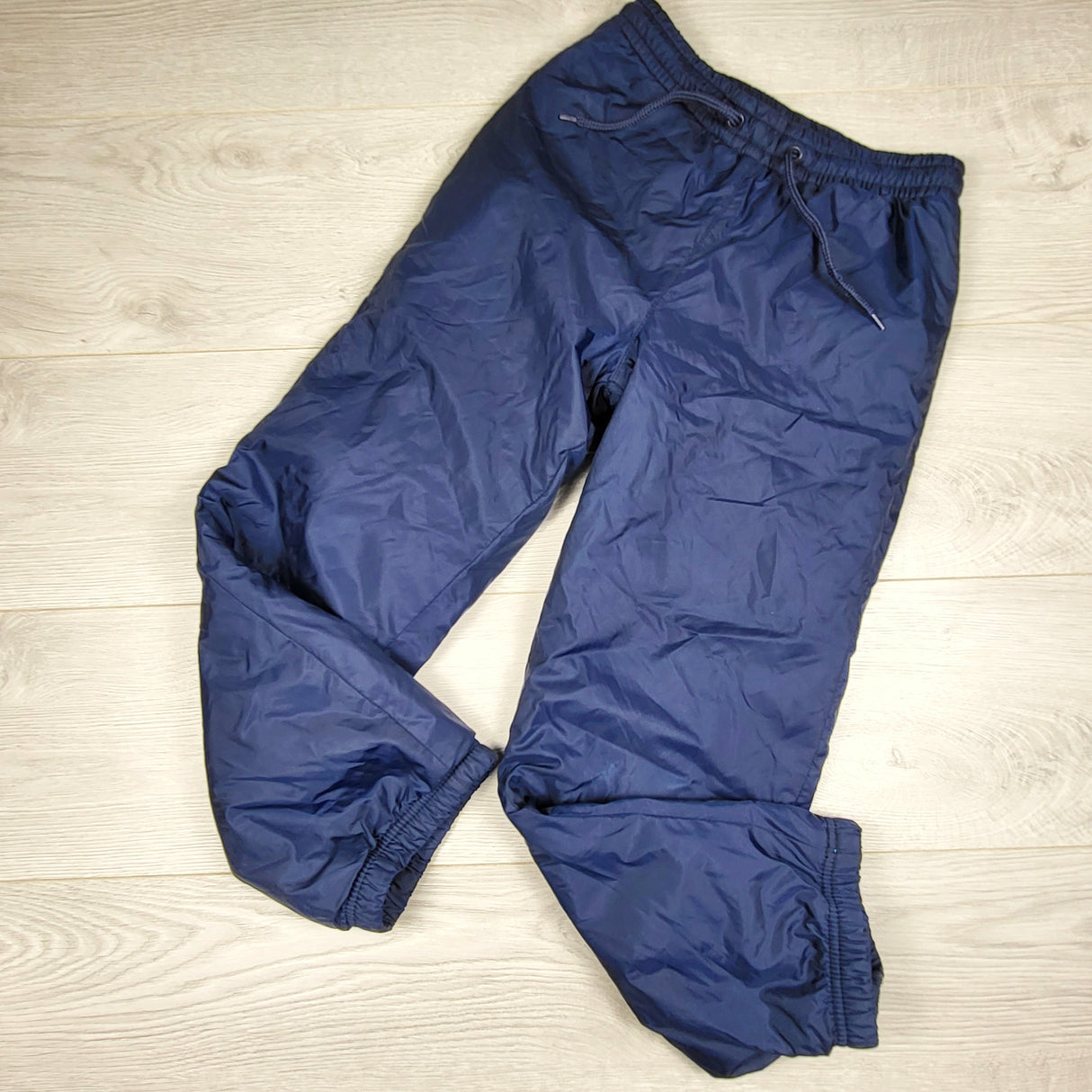 Joe navy fleece lined rain pants. Size 8