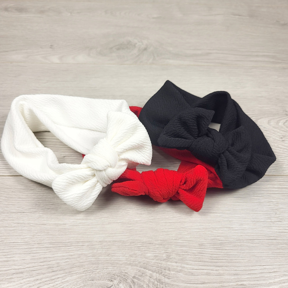 Trio of bow headbands