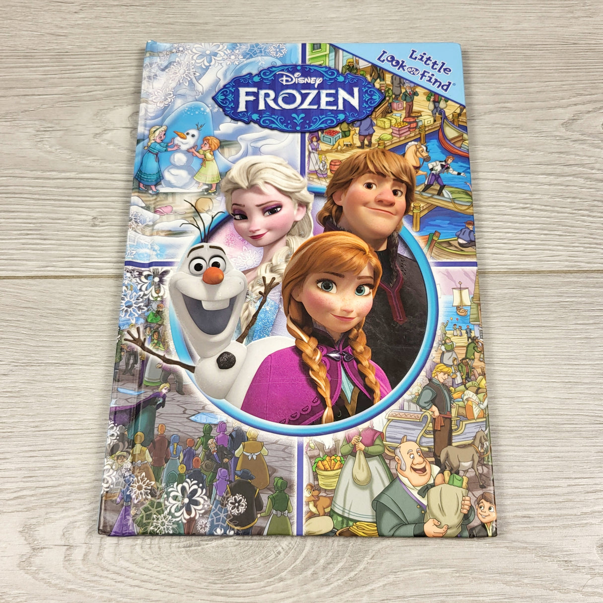 Disney Frozen hardcover look and find book