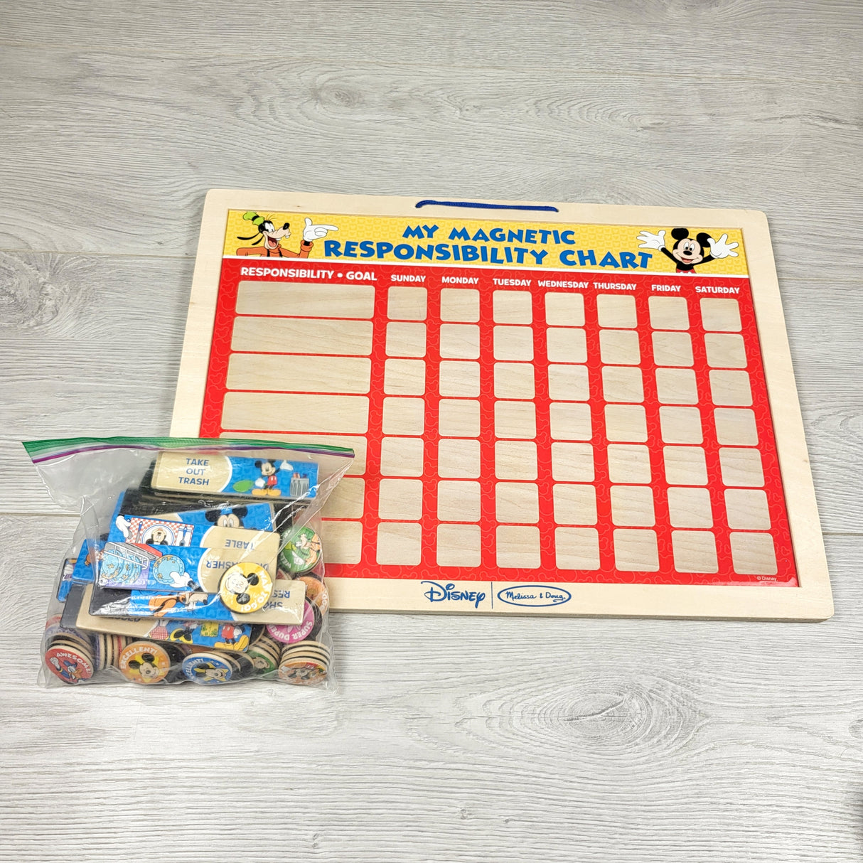 Melissa & Doug Disney Mickey Mouse My Magnetic Responsibility Chart (sorry, no shipping)