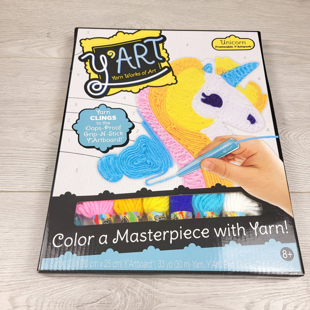 NEW - Y'art Unicorn Yarn Colouring Set